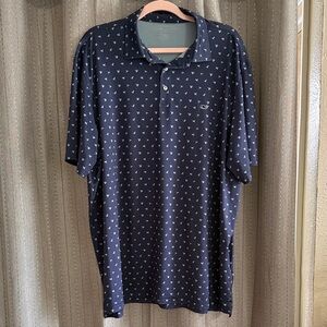 Vineyard Vines Dark Blue Patterned Polo Shirt
